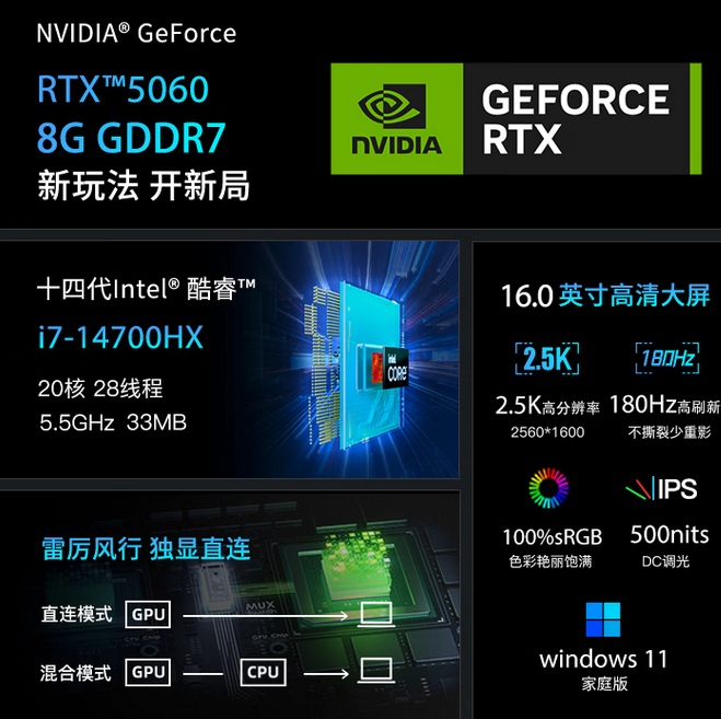 神舟战神T8 Plus发布：RTX 5060 180Hz屏+Wi-Fi 7  7999起